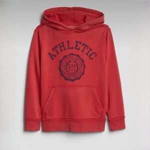 Gap Kids Boy’s Logo Athletic Hoodie Weathered Red Size Medium (8)